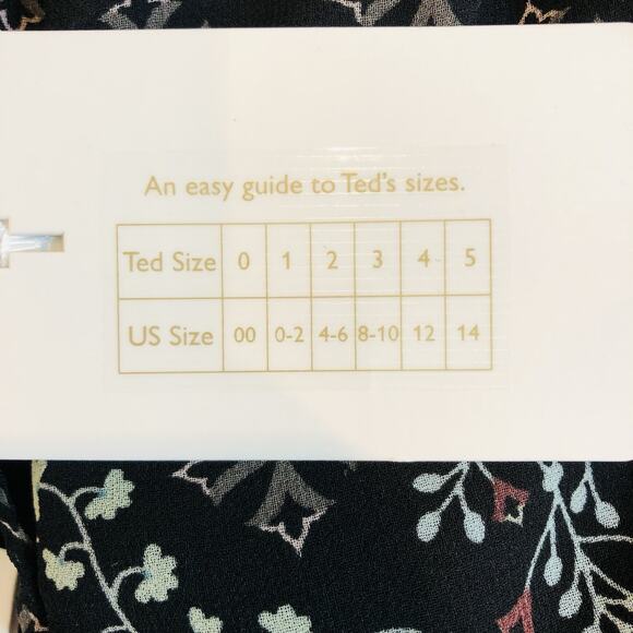 Ted Baker Marcila Hazel High Neck Wide Leg Jumpsuit Office Vacation 0-2 US 1 TB - Picture 15 of 15